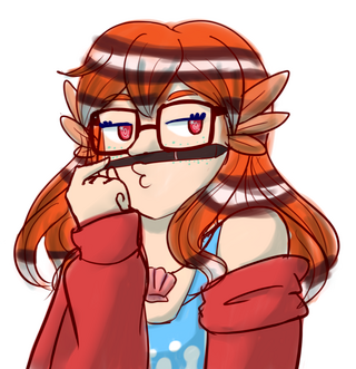 Loppy's sona, which is a clownfish themed girl