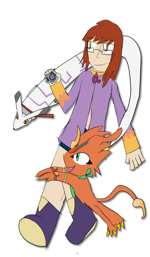 Human/Tamersona (with Biri and Puff)