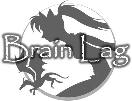 the logo for Brain Lag, a publishing house