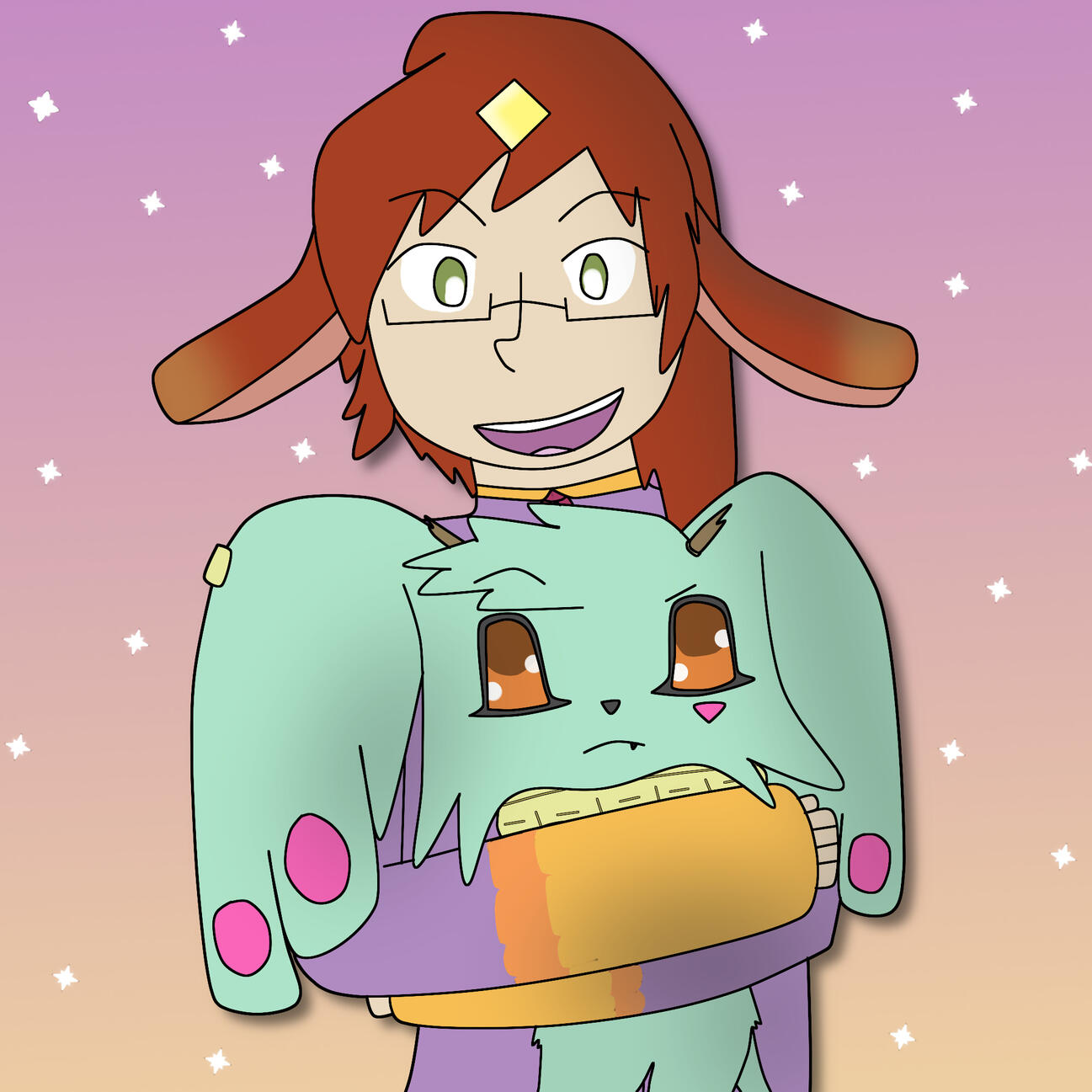 an illustration of lumen's sona holding alty